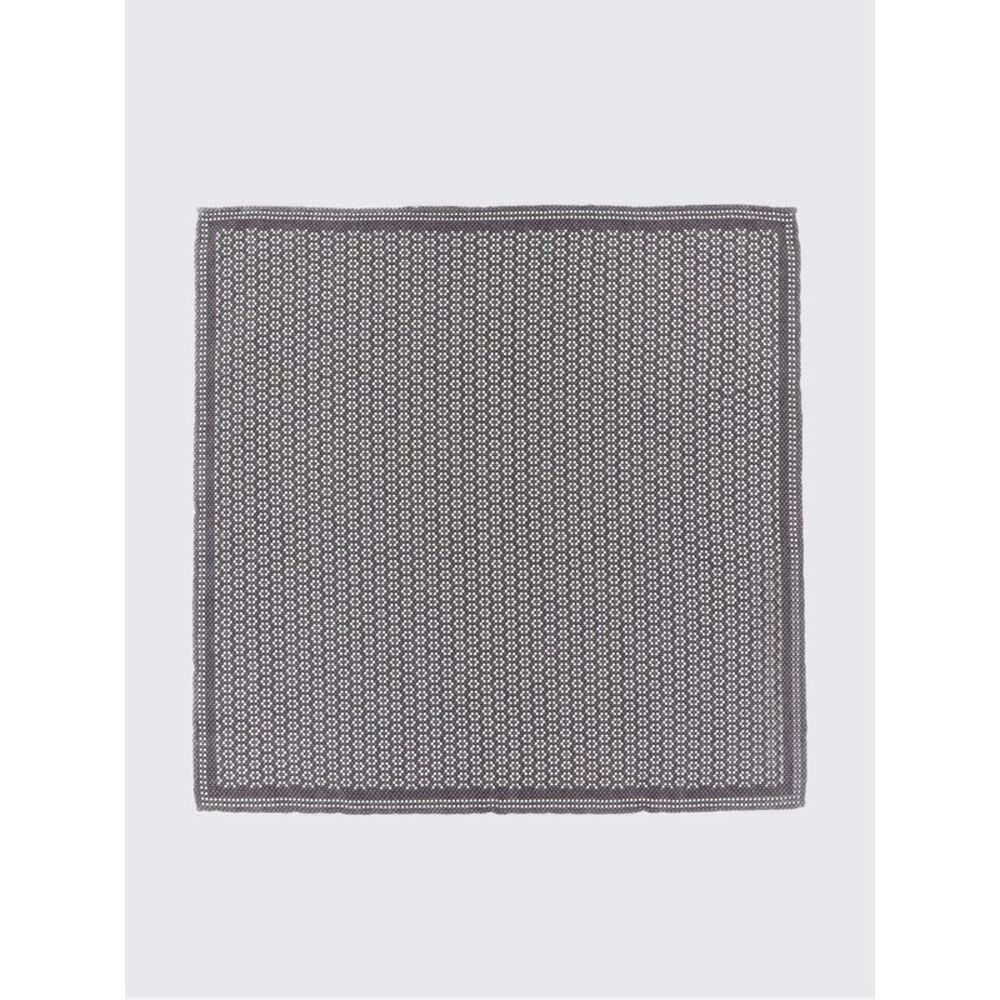 Brunello Cucinelli Men Abstract Print Pure Silk Pocket Square Brunello Cucinelli